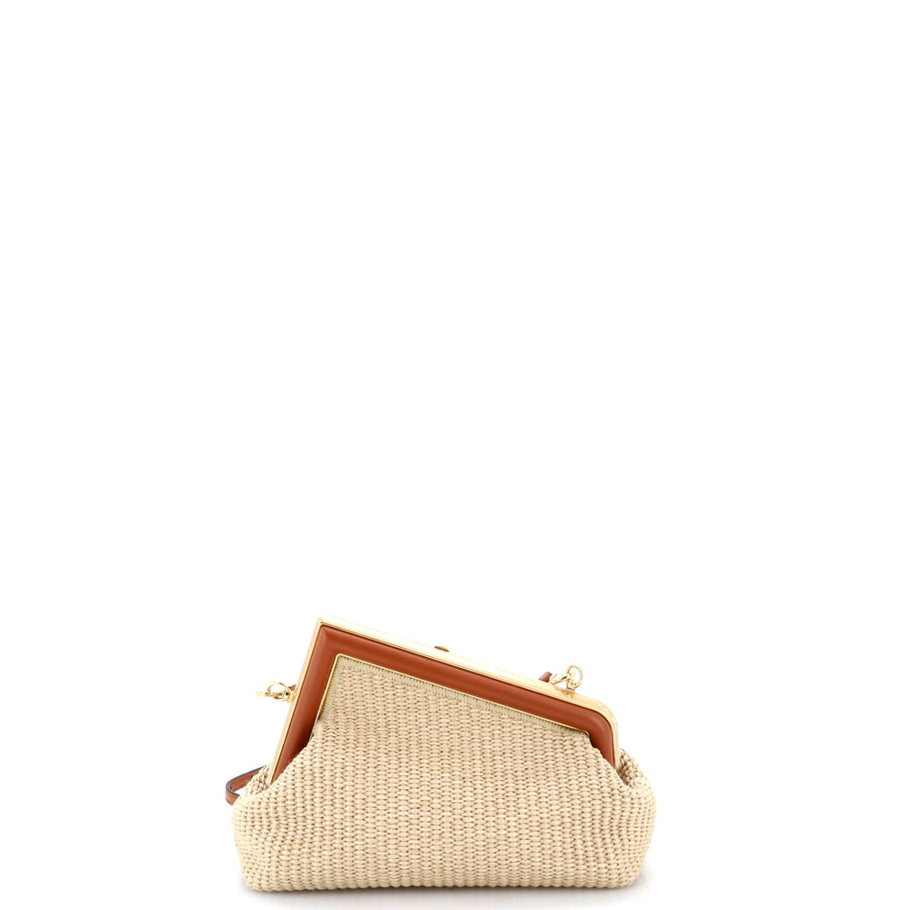 Fendi Small First Bag Raffia - Picture 3 of 5